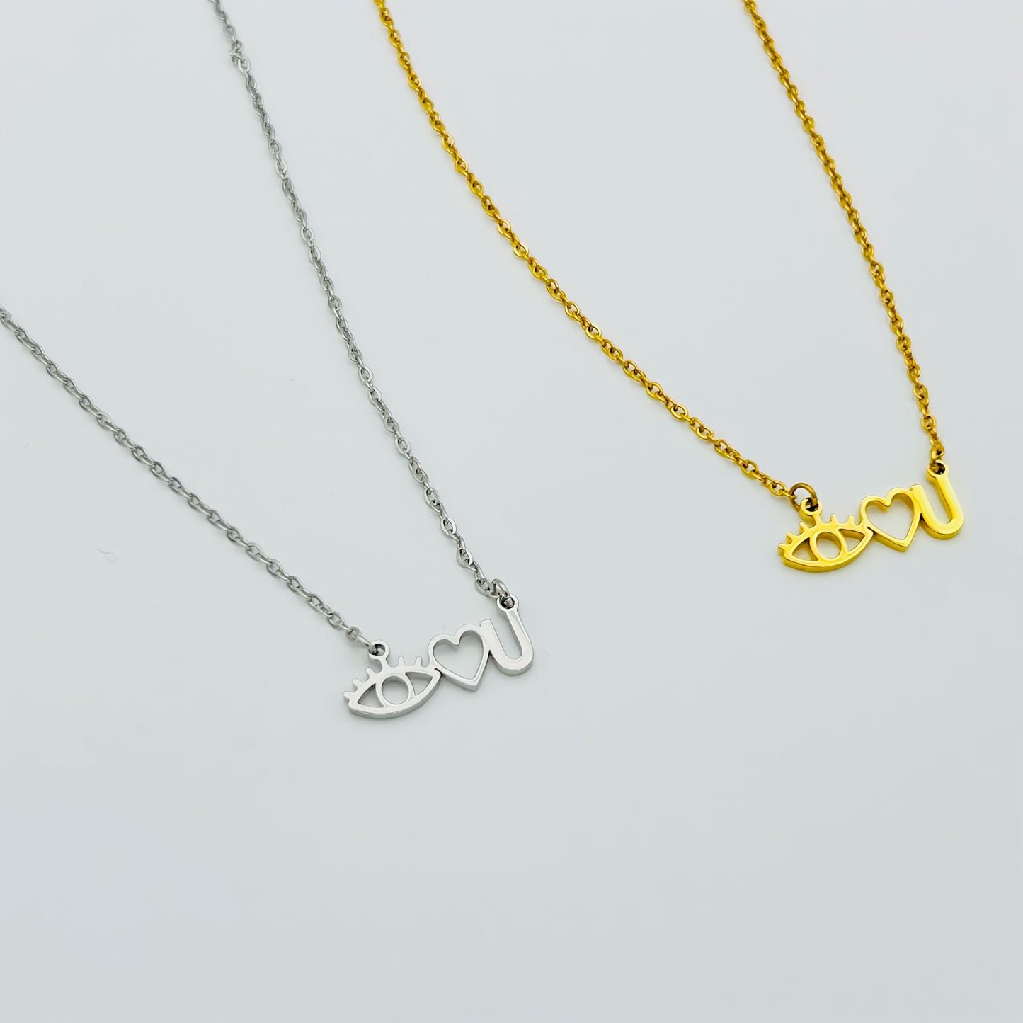 I Love You Rebus Necklace