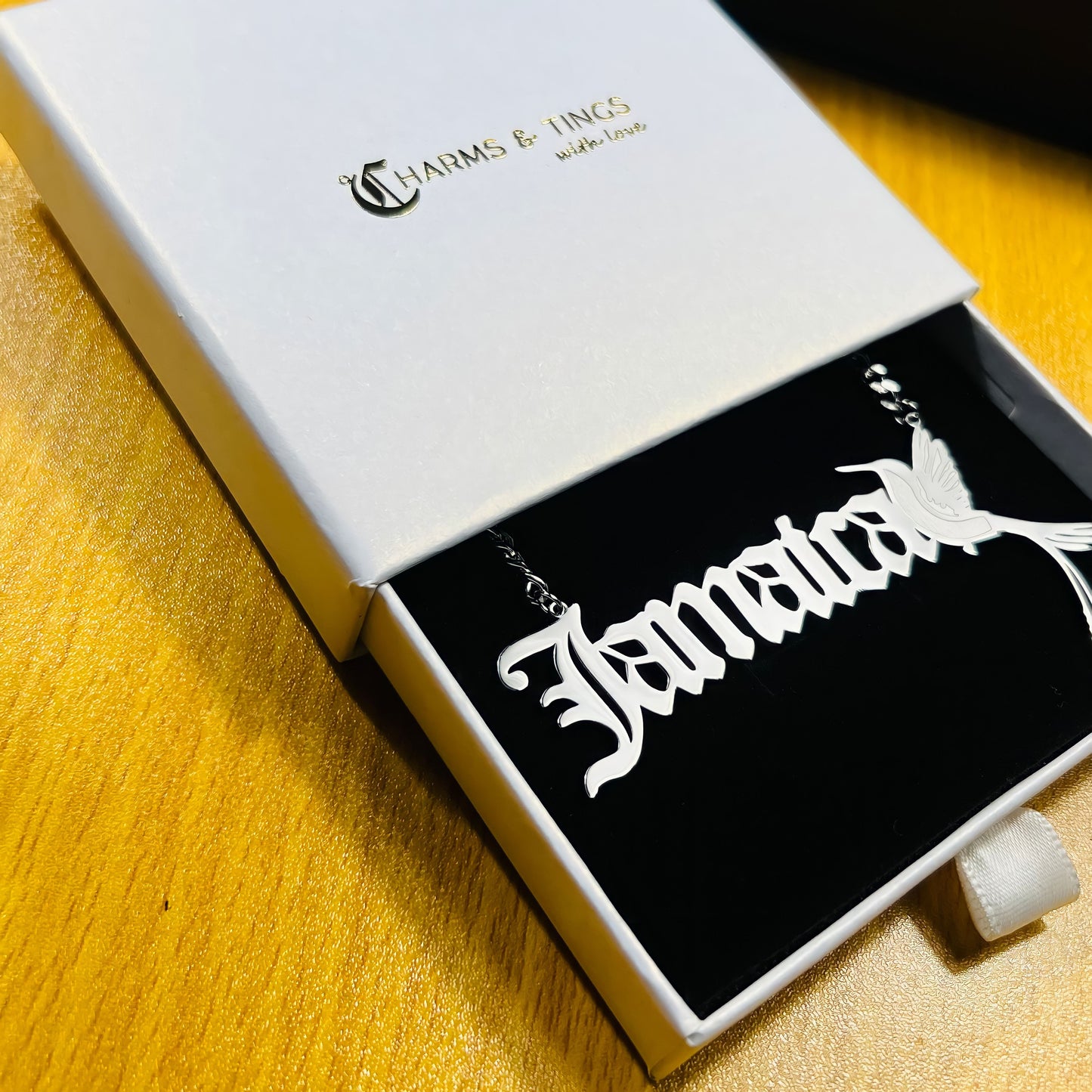 Custom Jamaican Hummingbird Necklace