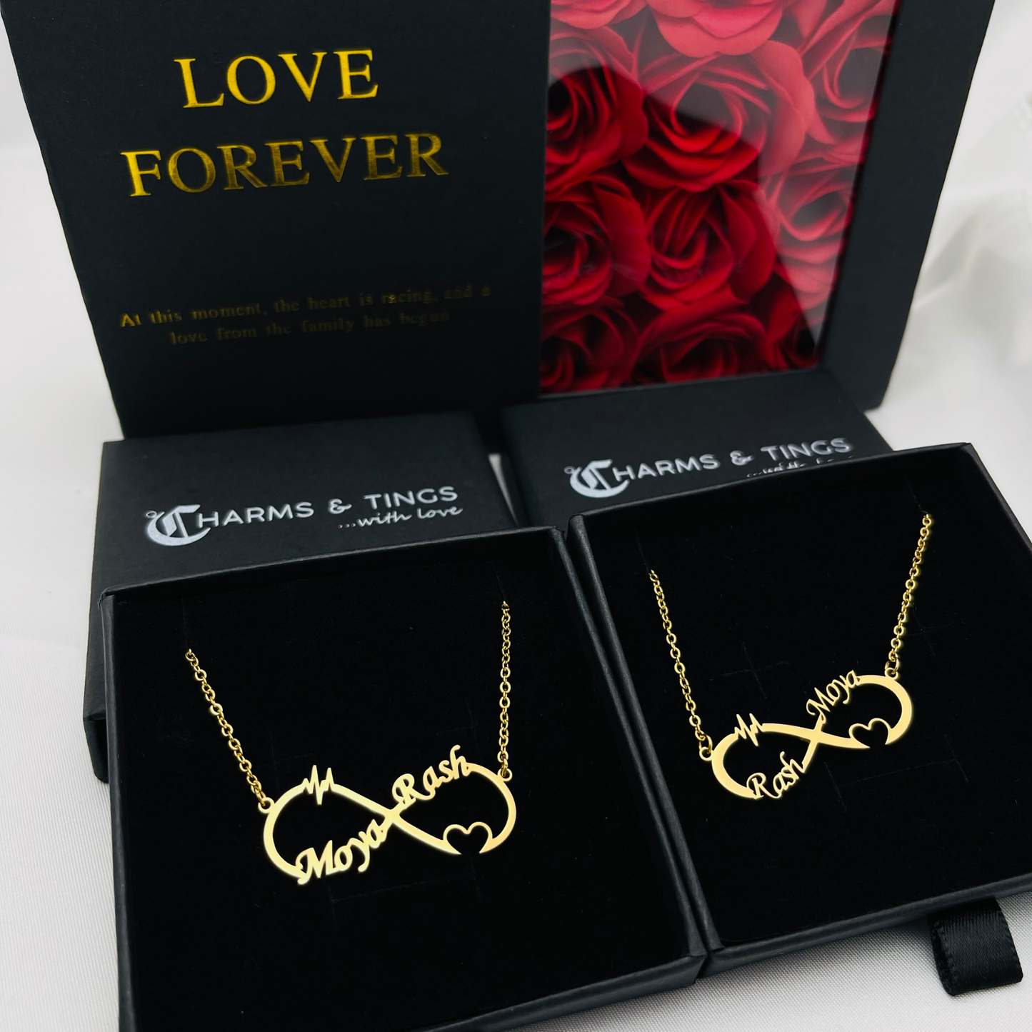 Custom Personalised Infinity Name Necklace