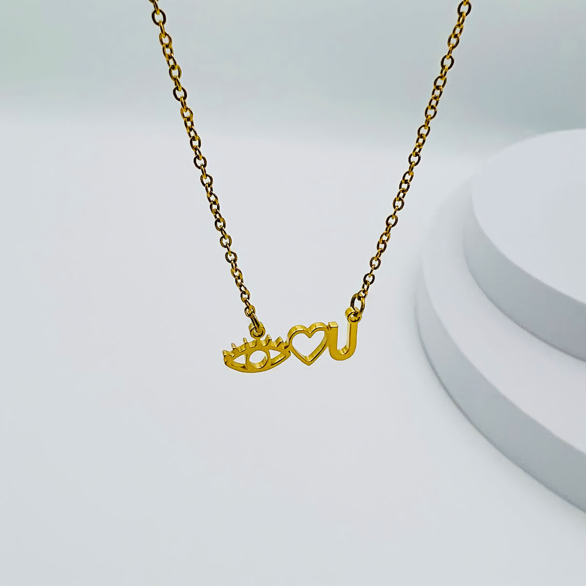 I Love You Rebus Necklace