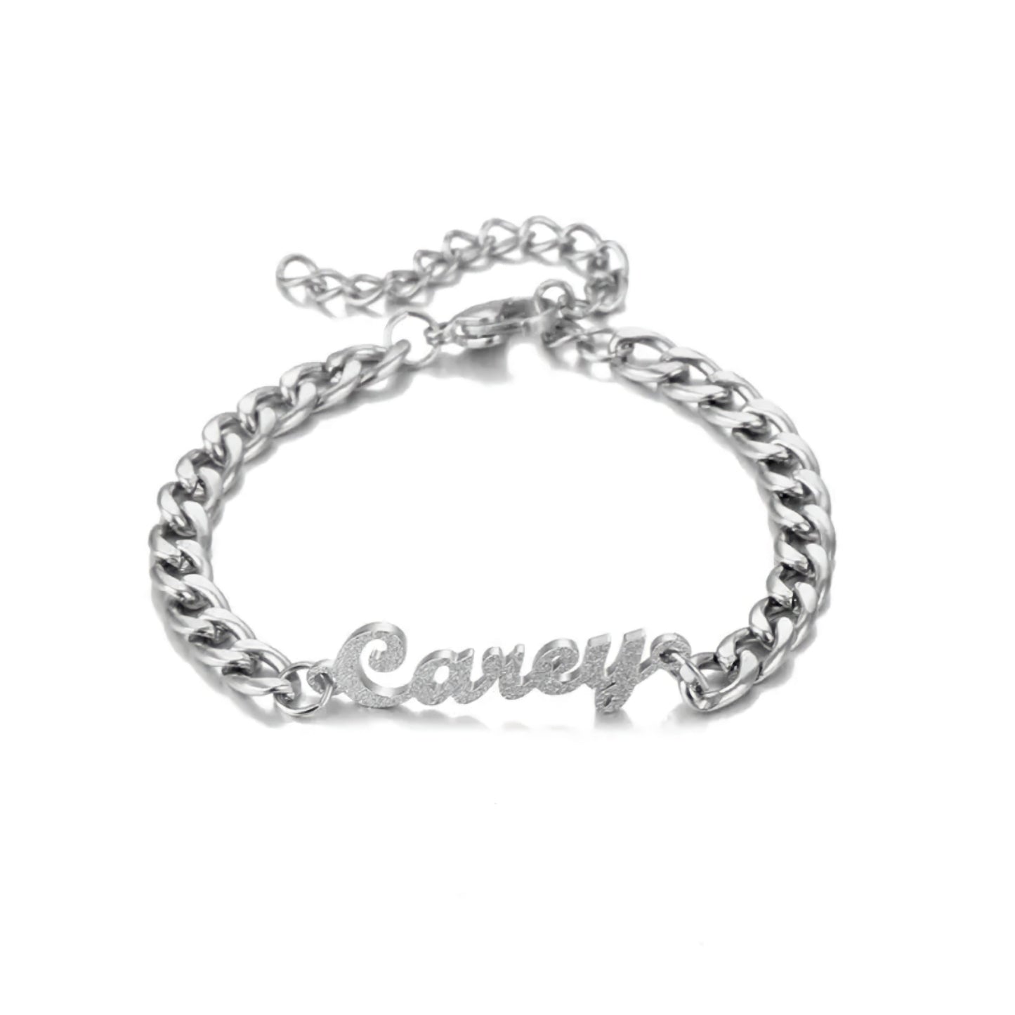 Custom Frosted Cuban Link Bracelet