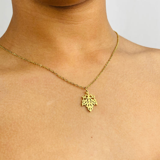 Maple Leaf Necklace