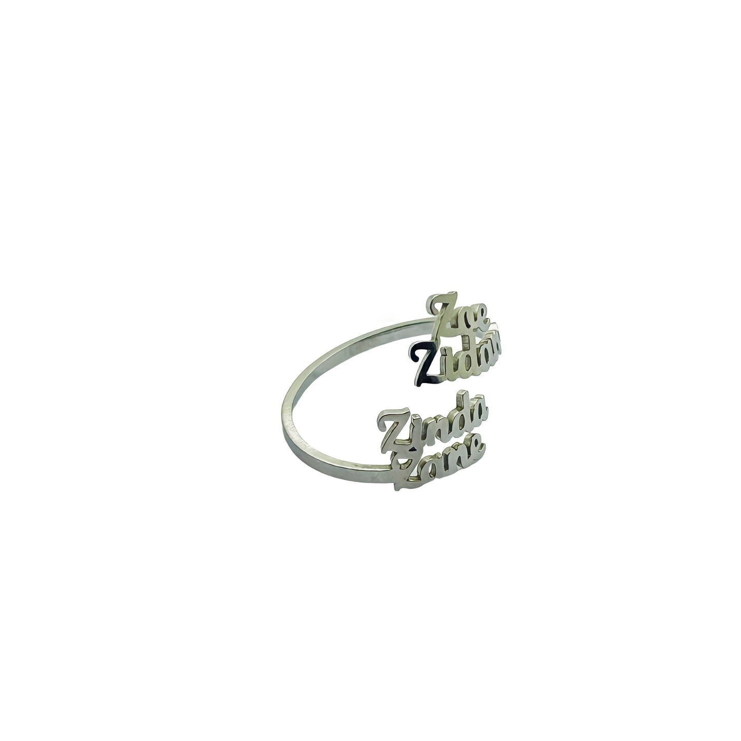 Custom Adjustable Name Word Rings