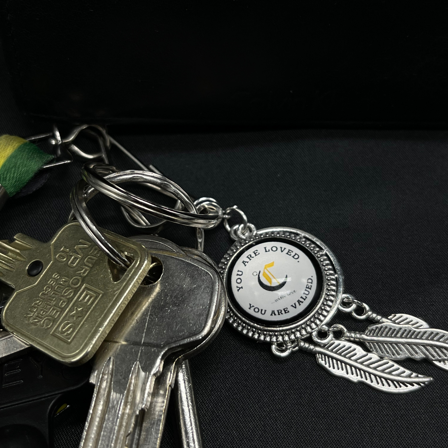 Custom Handmade Cabochon Dreamcatcher Keyring