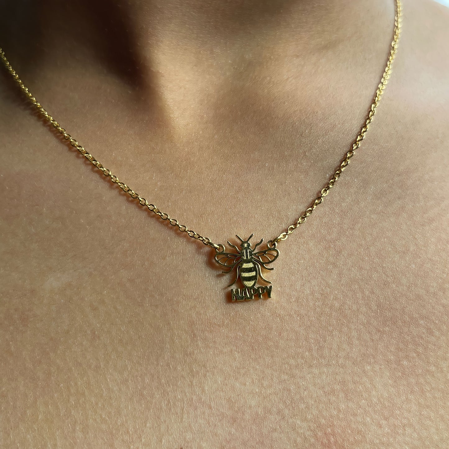 Bee Happy Necklace