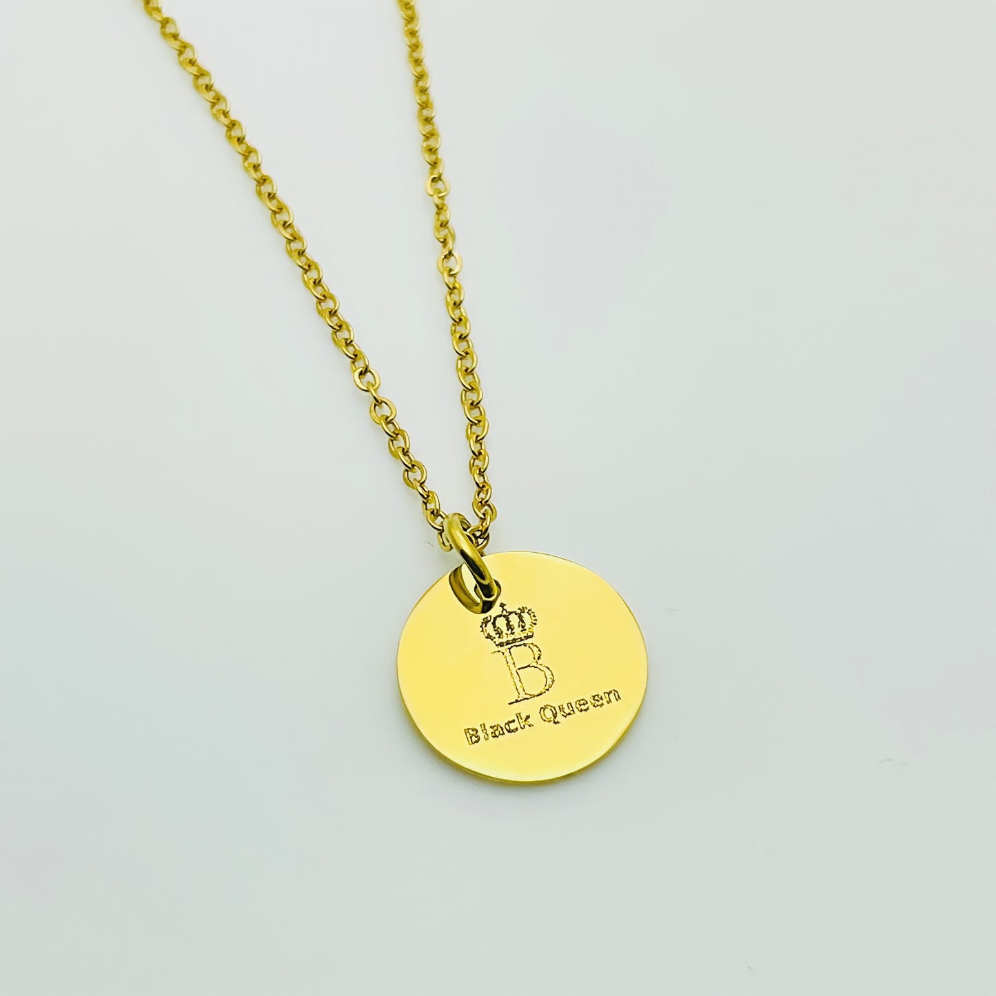 Custom Personalised Coin Disc Necklace