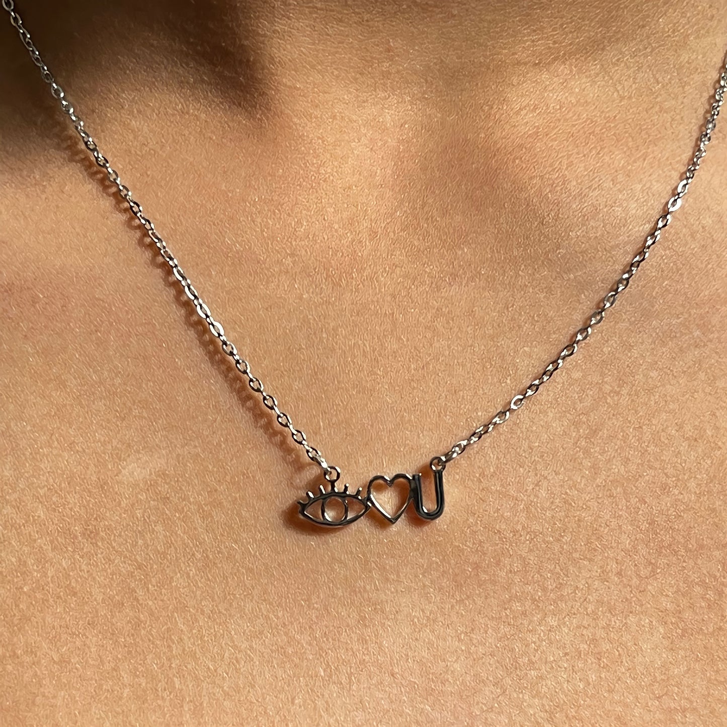 I Love You Rebus Necklace