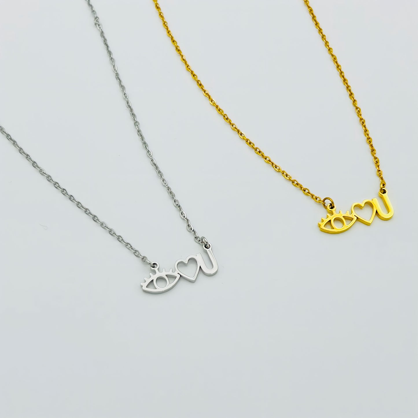I Love You Rebus Necklace