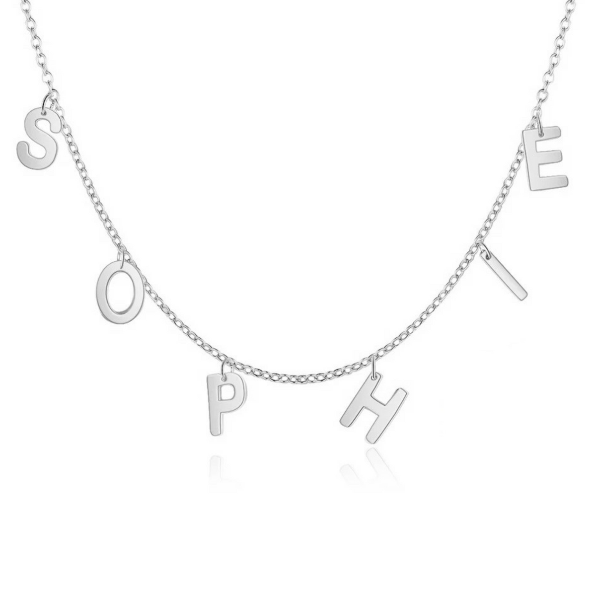 Custom Personalised Sterling Silver Nameplate Necklace