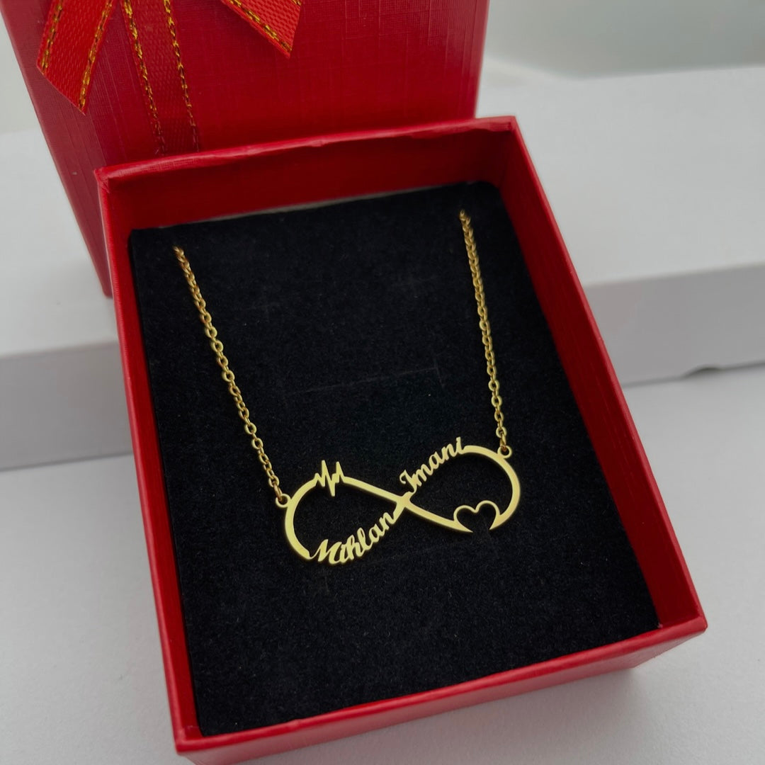 Custom Personalised Infinity Name Necklace