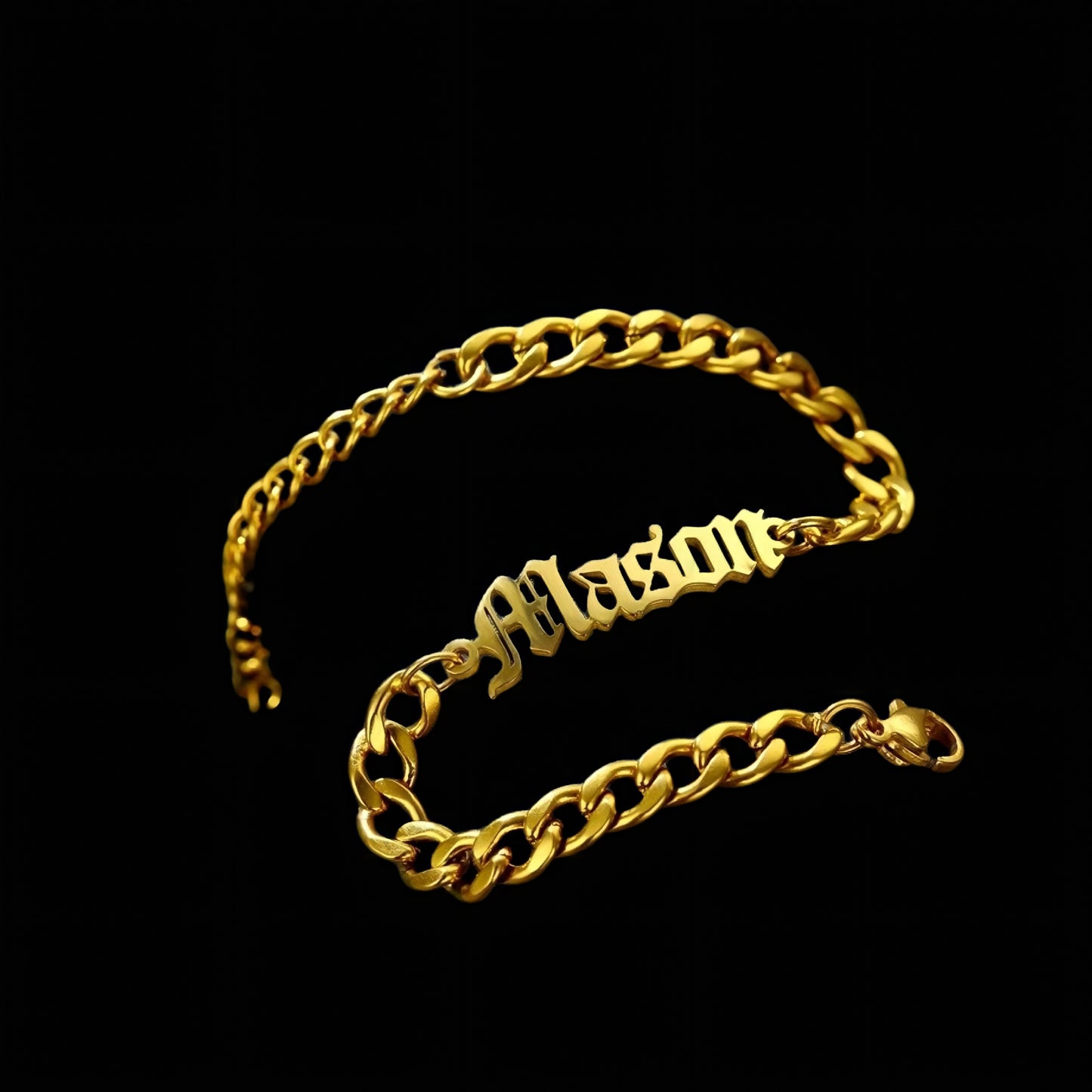 Custom Personalised Cuban Link Bracelet