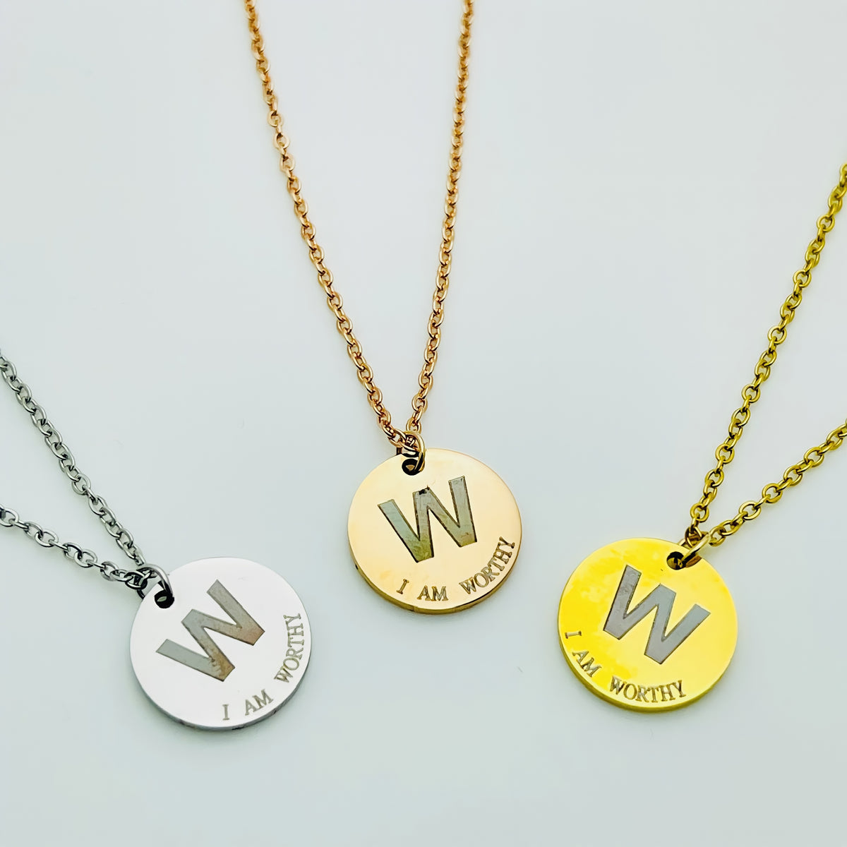 Custom Personalised Coin Disc Necklace