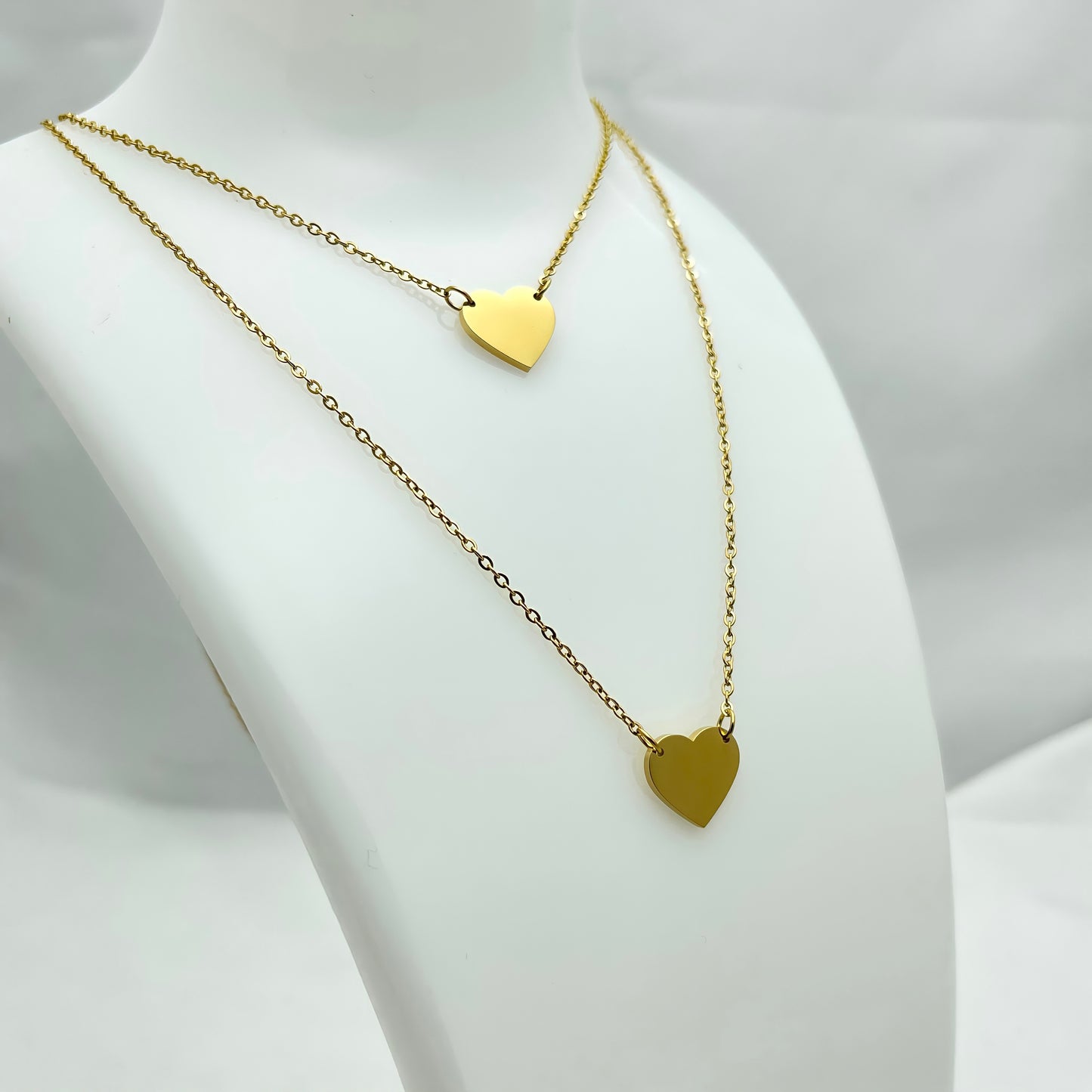 Love Heart Layered Necklace